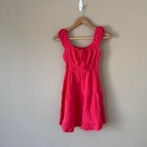 Ghanda Clothing Peggy Dress Red Mini Summer Dress